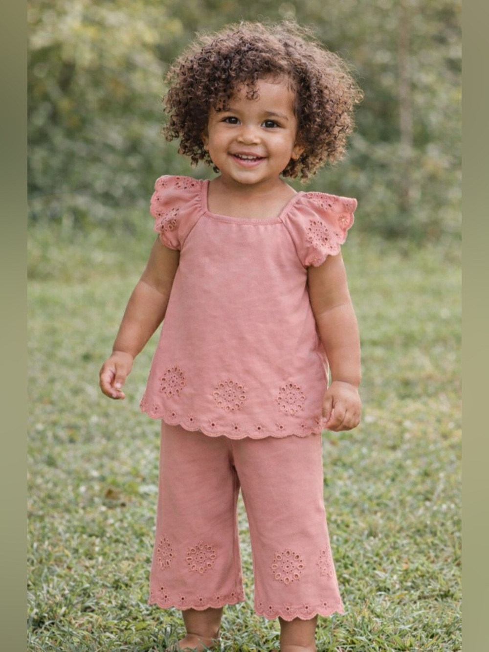 Cotton On Eyelet Set Top & Pants